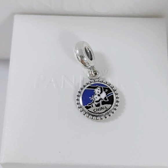 Pandora China Panda Exclusive Dangle Charm S925 Silver Bracelet Pendant with box - Picture 10 of 12